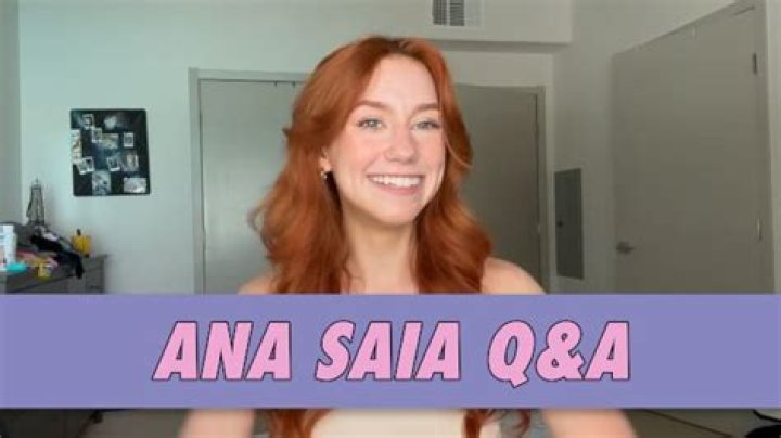 Ana Saia Height, Weight, Net Worth, Age, Birthday, Wikipedia, Who, Instagram, Biography